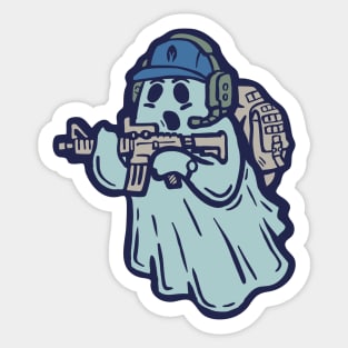 Ghost Recon parody cartoon illustration Sticker